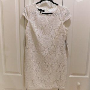 NWT Nine West White Lace Dress